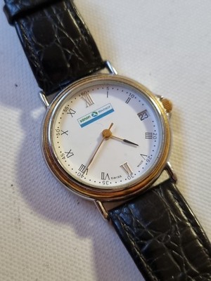 Montre Mondaine Suisse Publicité  Sanofi Winthrop Quartz.Fonctionne