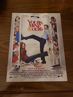 Yours Mine And Ours Print Ad 2005 Movie Dennis Quaid Rene Russo 8x11 