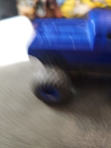 Monster Jam 2015 Feld Motor Sports Pull Back & Release Toy Blue Truck McDonalds