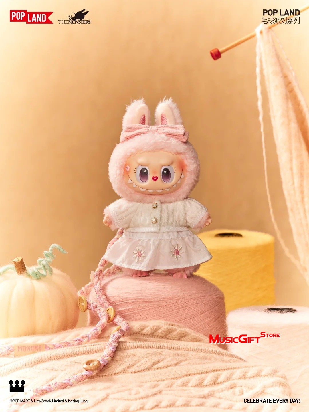 希少　mokoko THE MOKOKO FALL INTO SWEATERS PLUSH LAND EXCLUSIVE DOLL HOT ART