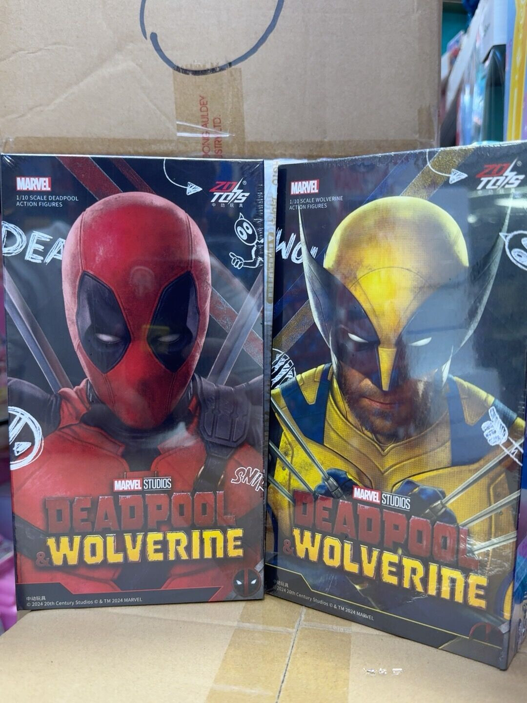 ZD Toy 1:10 Deadpool & Wolverine Action Figure Toy Model