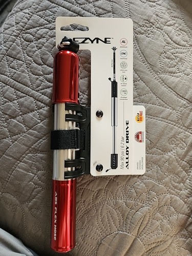 Lezyne Pocket Drive HV Pump Lite Grey 90psi max NEW