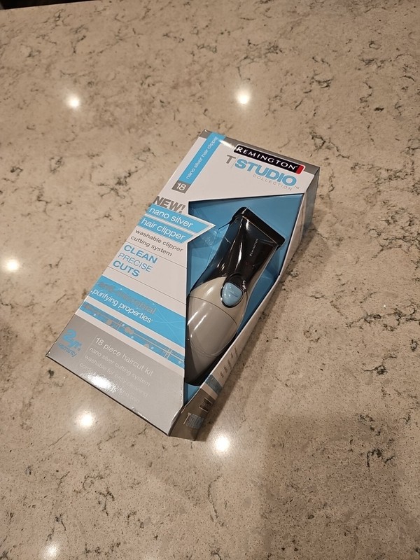 Brand New Remington TStudio Nano Silver Hair Clipper NEW IN