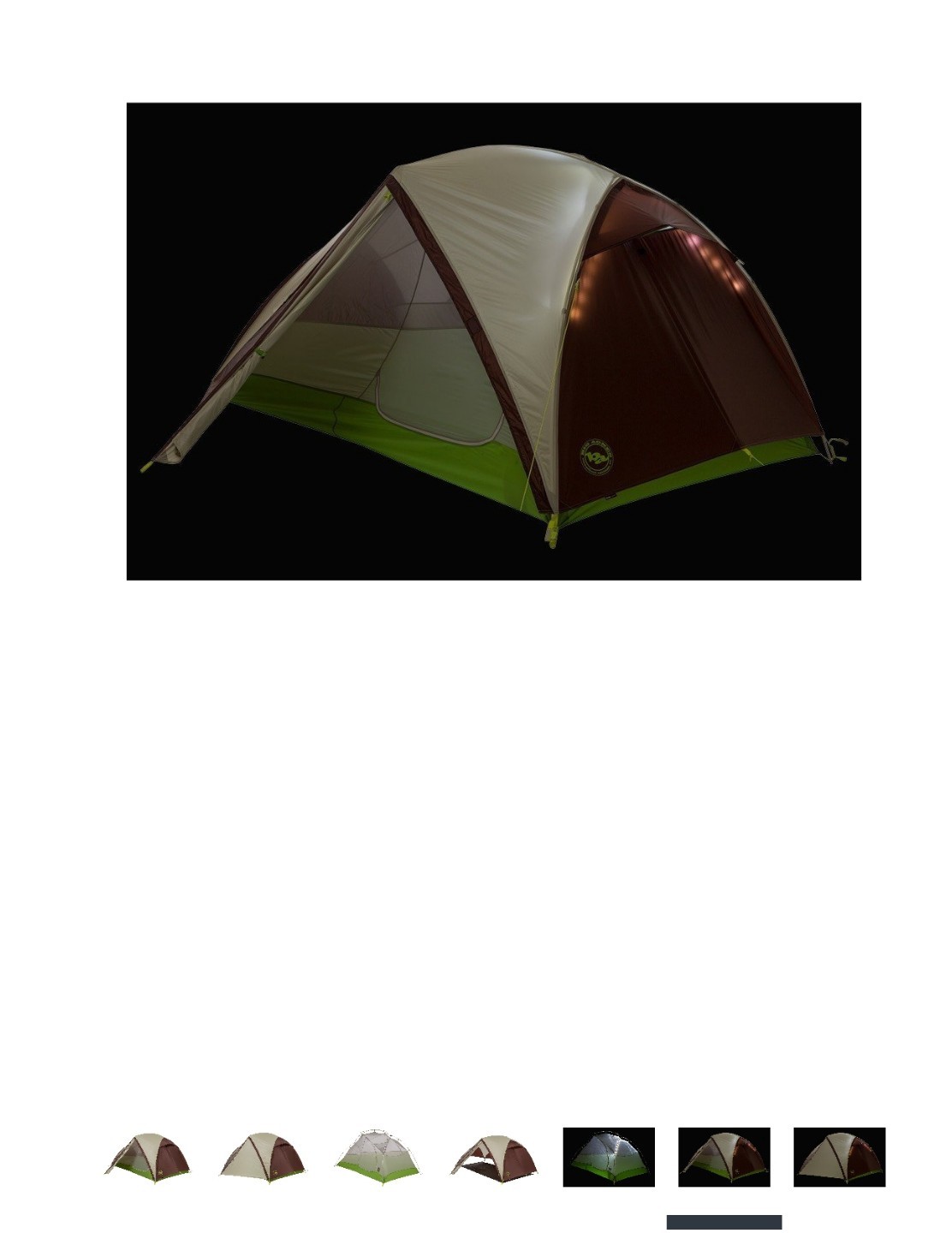 Big Agnes Krumholtz UL2 mtnGLO Tent Big Agnes Rattlesnake SL Tent with