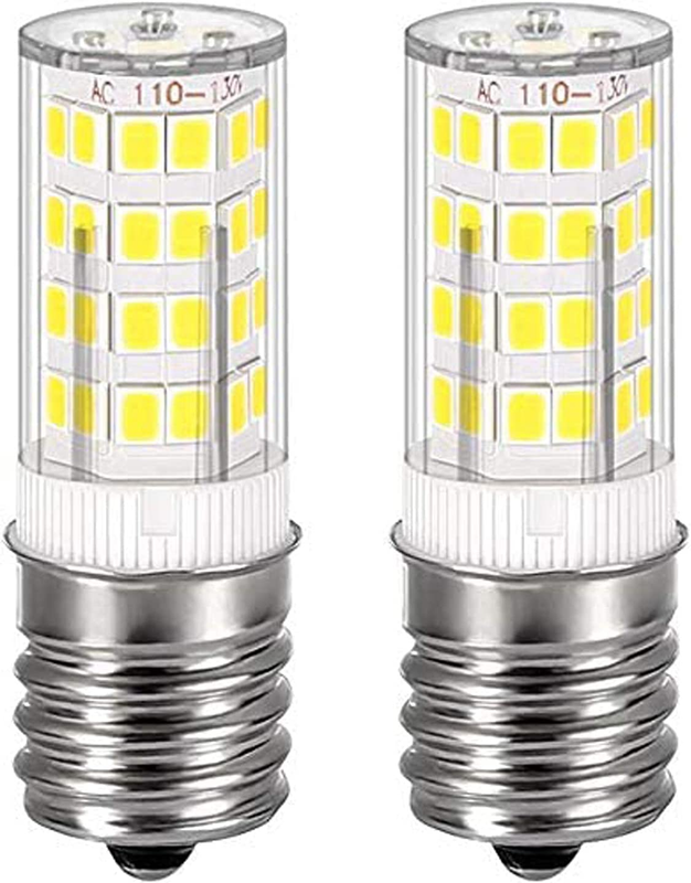 E17 Led Bulb Kei 125V 40W Equivalent Microwave Oven Light 6000K White 2 Pack