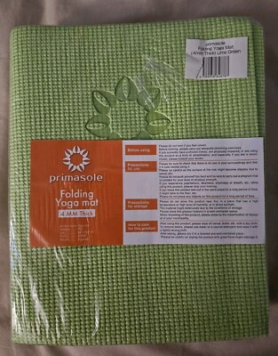 Primasole Folding Yoga Travel Pilates Mat Foldable Easy to Carry 4mm
