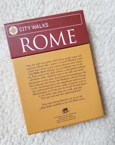 Rome City Walks  50 Adventures on Foot shown on Card set