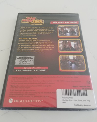 NEW Hip Hop Abs The Ultimate AB Sculpting System  Disc DVD Beachbody Shaun T's