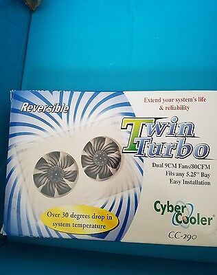 twin turbo dual 9cm fans/80cfm 