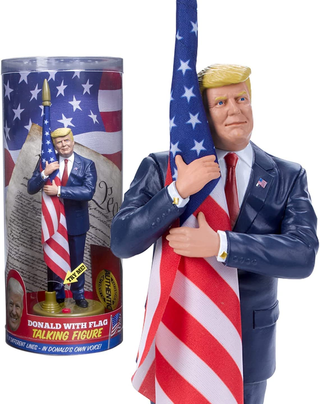 W/ Flag 17 Lines In Trump's Own Voice Donald Toy