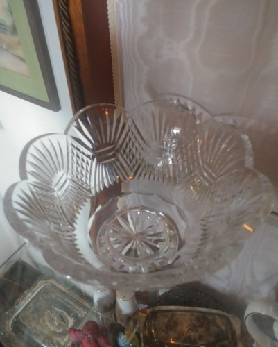 Waterford Crystal Aran Salad / Serving Bowl Excellent condition 30 day warranty