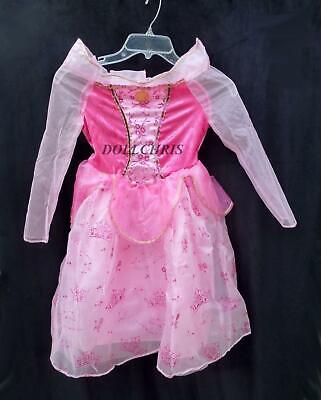 NWT Disney Princess Dress-Up Sleeping Beauty Aurora Costume Child Size 4-6X XS/S
