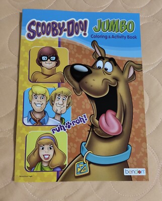 Scooby Doo Jumbo Coloring & Activity Book with Tear & Share Pages NEW Free ship!