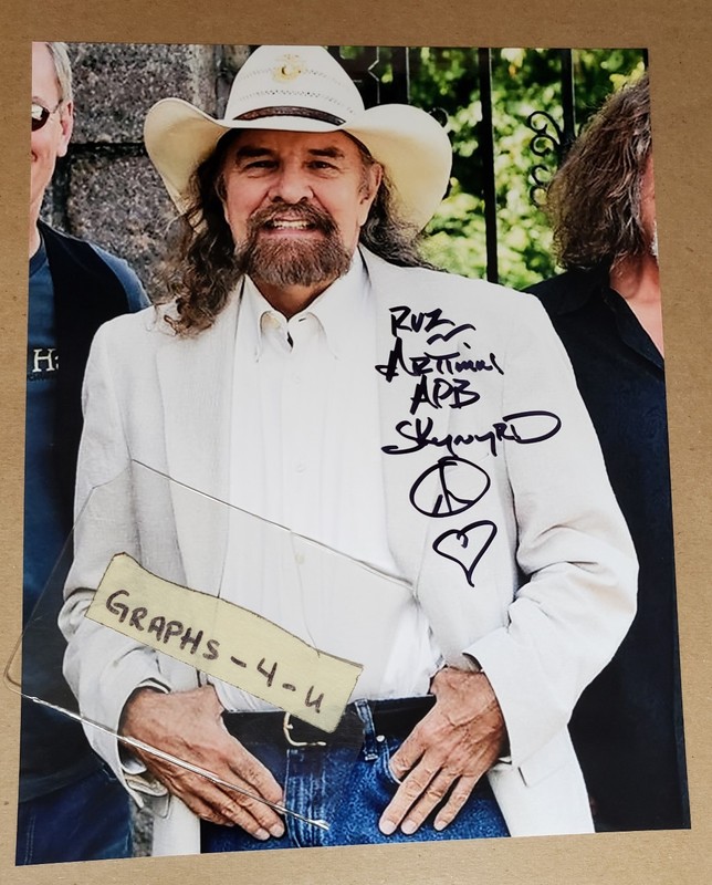 Artimus Pyle Autograph Profile by RACC - Artimus Pyle Autographs
