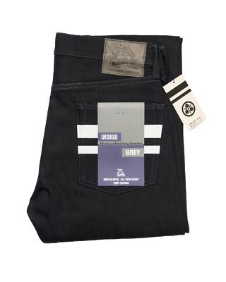 Pre-owned Momotaro 18oz Indigo X Grey Selvedge Denim Jeans Gtb Tight Tapered 0306-52gsp 34