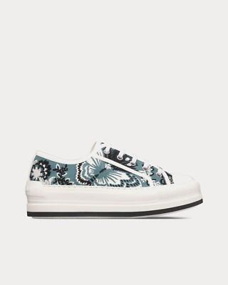 DIOR Walk'n'Dior プラットフォームスニーカー バタフライ 蝶々 DIOR WALK'N Bandana Butterfly Floral Platform Lace Low Top