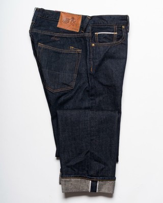 Dark Blue Selvedge Denim Rise Barracuda 