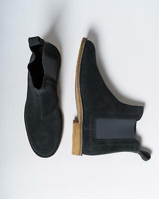 Pre-owned Bottega Veneta $820 Gray Grey Chelsea Boots Slip-on Shoes 38+ Eu 6.5 Us