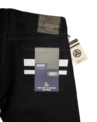 Pre-owned Momotaro 18oz Indigo X Grey Selvedge Denim Jeans Gtb Tight Tapered 0306-52gsp 36