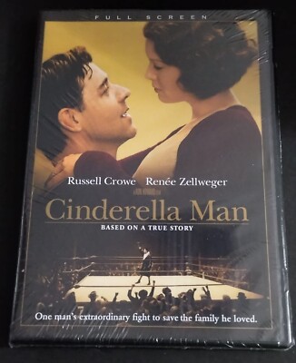 Cinderella Man Full Screen Edition  DVD New Movie Russell Crowe 