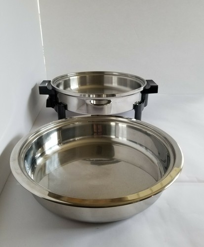 Saladmaster Electric Skillet 7256, Stainless Steel 12” Liquid Core W/Insert