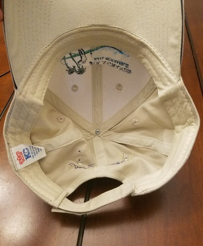Boca Grande Fall Scramble Golf Tournament Mens Hat Khaki Strapback Cap