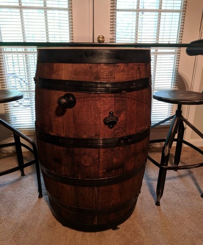 Original PERIQUE Tobacco Barrel Table-42