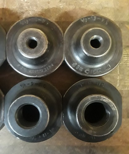 (8 PC) RIDGID STUD ADAPTER SET FOR NIPPLE CHUCK 1/4