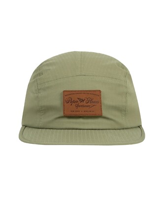 PAPER PLANES   RIPSTOP  5 PANEL CANPER HAT  IN MOSS GREEN  HARD TO FIND HAT