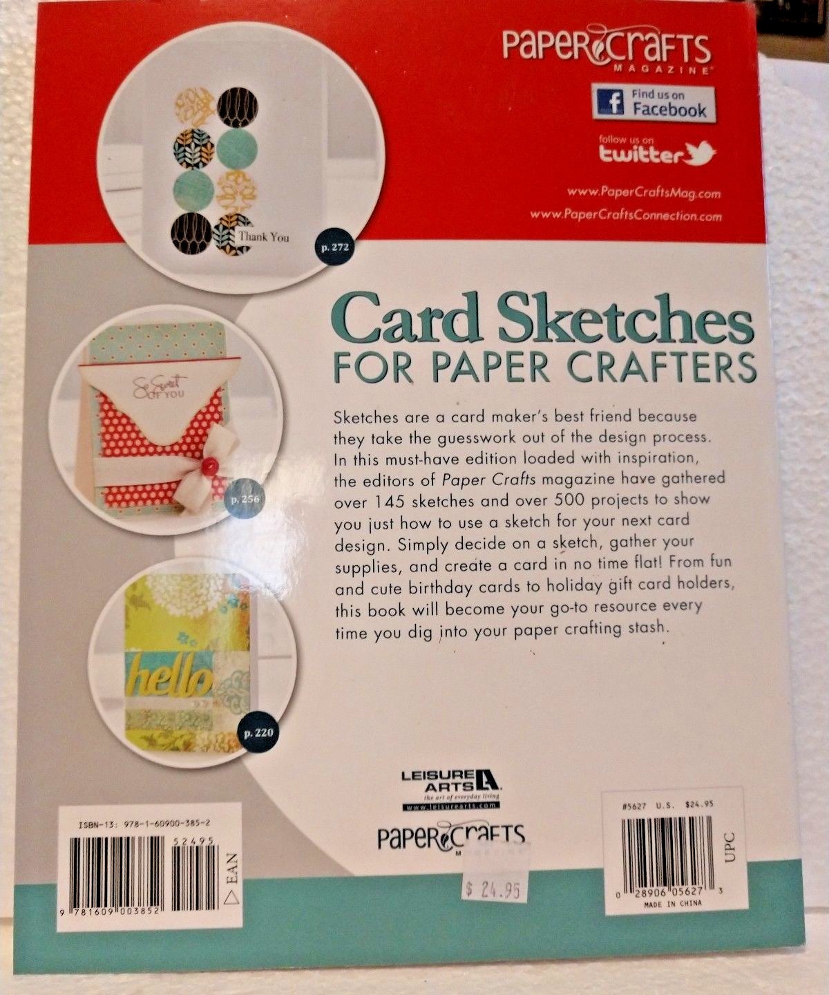 Leisure Arts-Card Sketches for Paper Crafters  028906056273