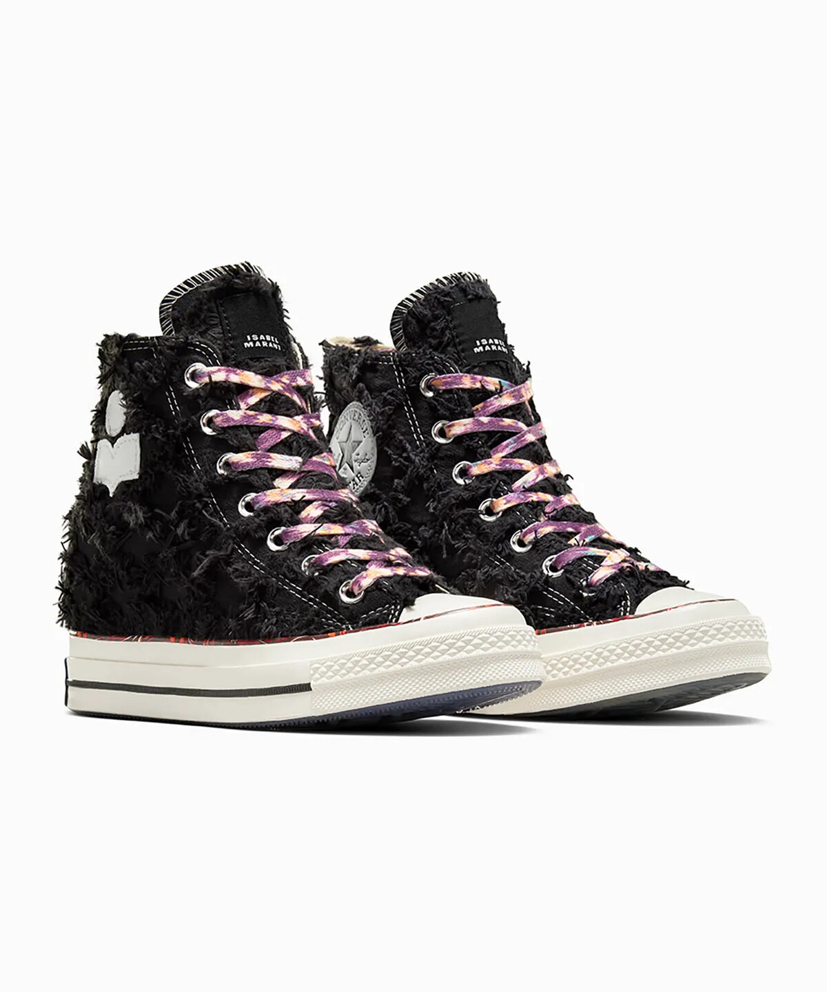 Pre-owned Converse X Isabel Marant Chuck 70 Internal Wedge Hi Shoes - Raven (a10223c) In Black