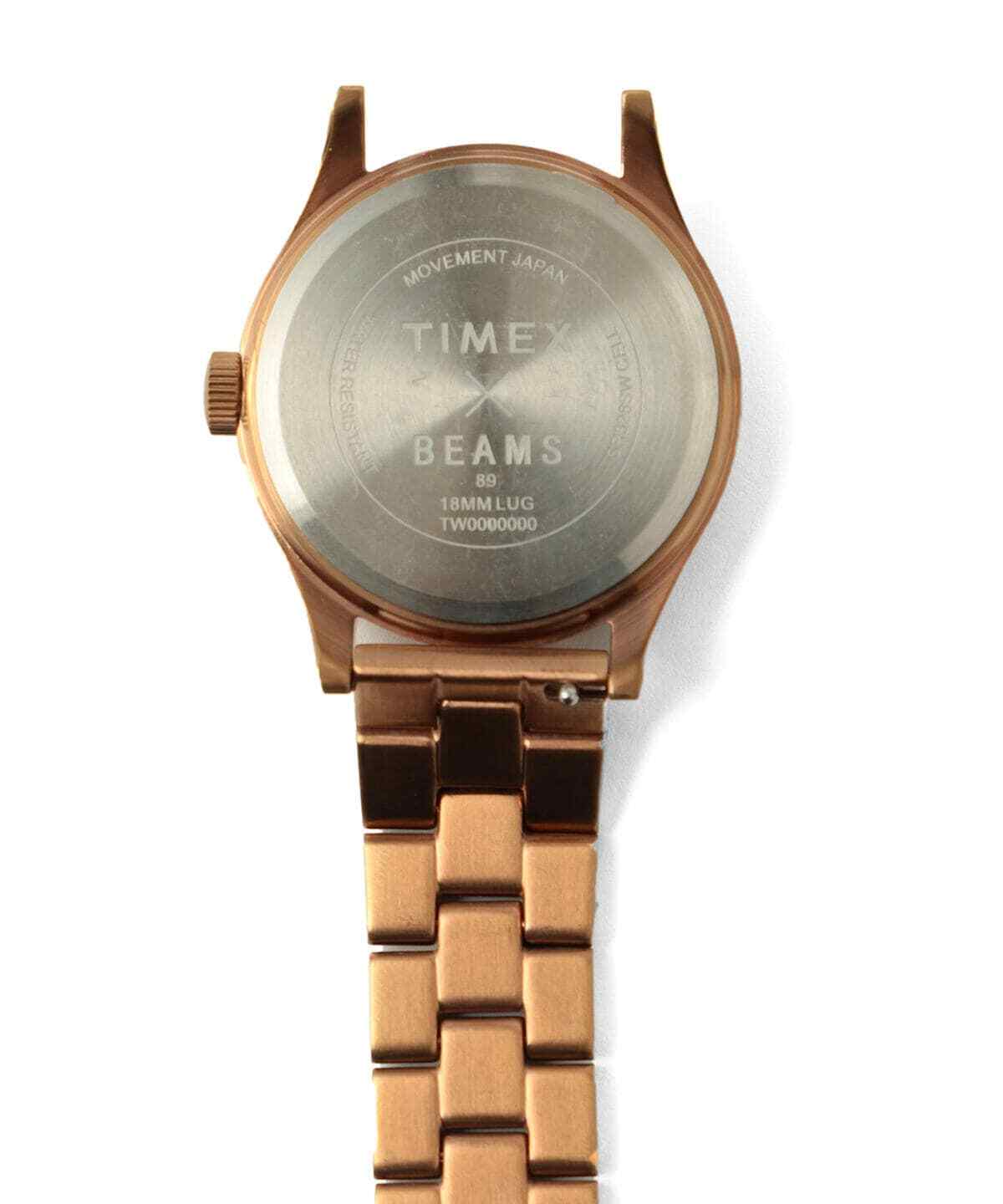 Pre-owned Beams Timex ×  Collaboration Camper Copper Wrist Watch 3 Needle Stainless Steel