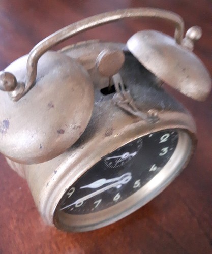 antique Schuler alarm clock