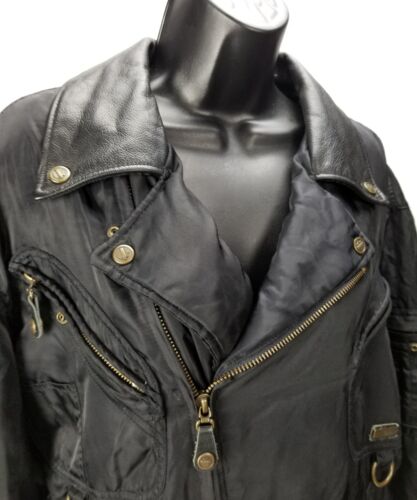 Harley Davidson Women Genuine Leather/Nylon Motorcycle Jacket ...
