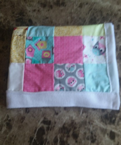 patchwork baby blanket lap blanket pet blanket unisex handmade