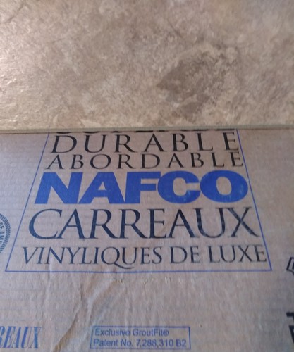 NAFCO DURABLE CARREAUX FLOOR TILE Neutral Color ****