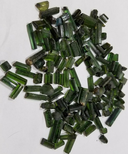 Nigerian green Tourmaline facet rough 501 cts