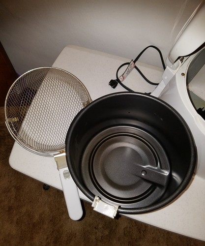 Rival CF250 Cool Touch Removable Bowl Indoor Deep Fryer 10.5 Cup Oil Capacity