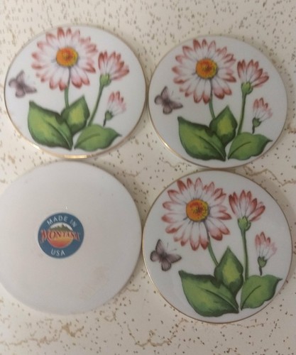 Coaster set of 4 studio finished