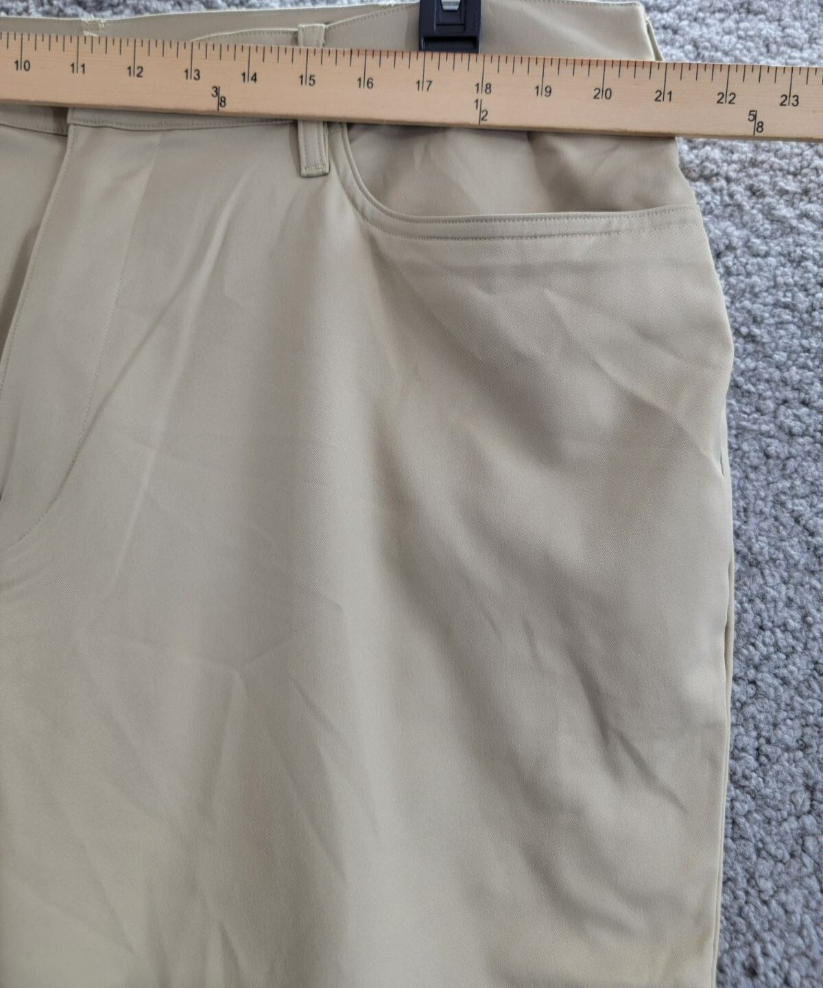 Polo Ralph Lauren Slim-Fit Performance Chino Pants Men's 40/30 Khaki Button Zip - Picture 5 of 18