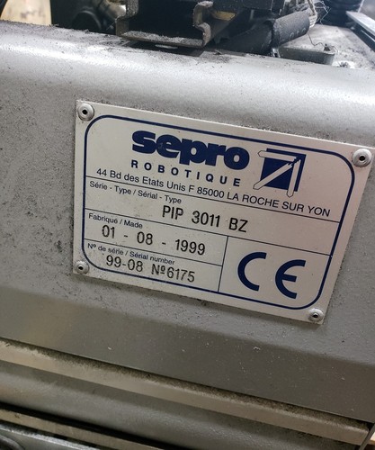 Conair Sepro Robot PIP3011BZ Injection Molding #1111CG