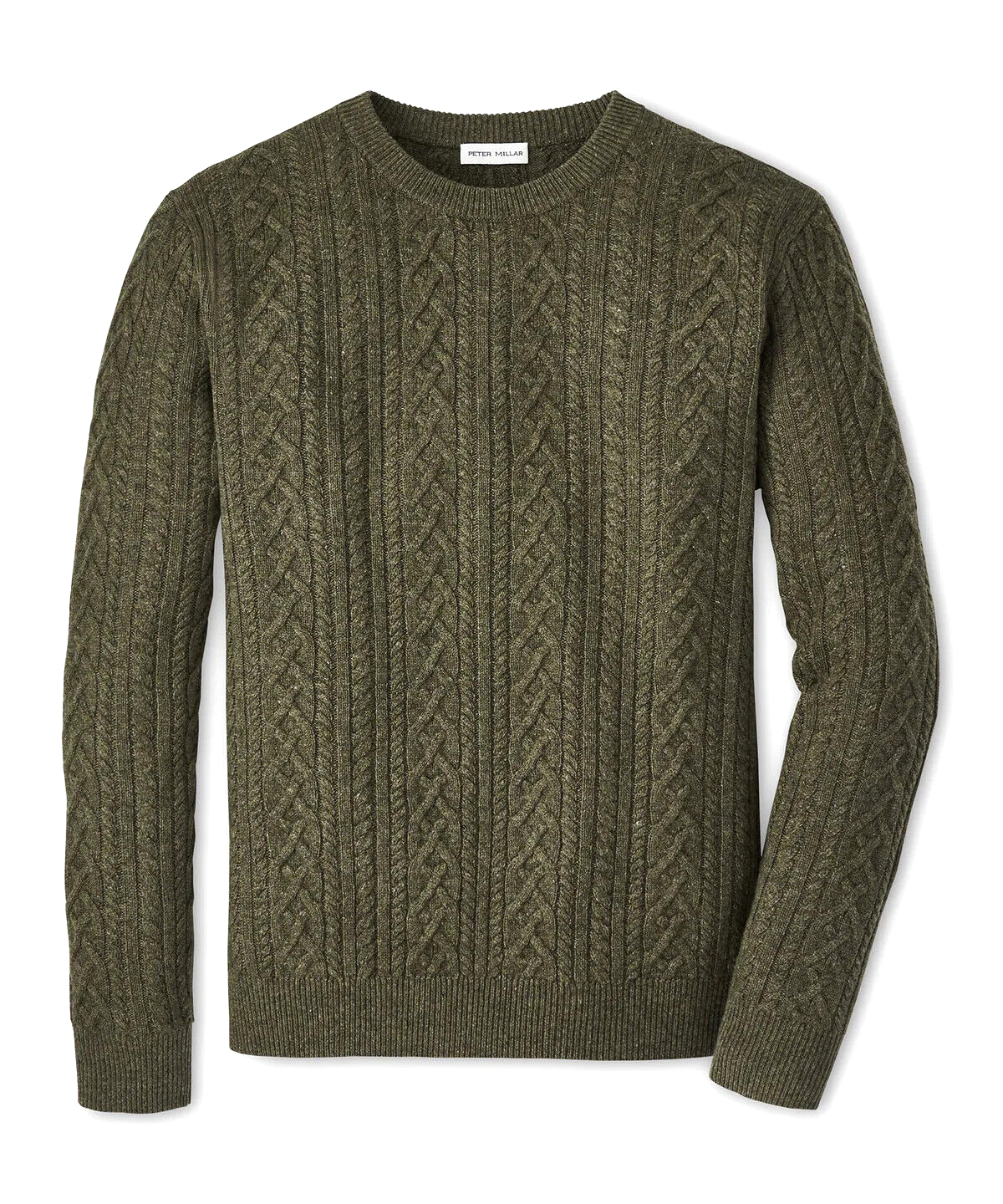 Peter Millar Crown Ridge Yak Wool & Cashmere Juniper Cable
