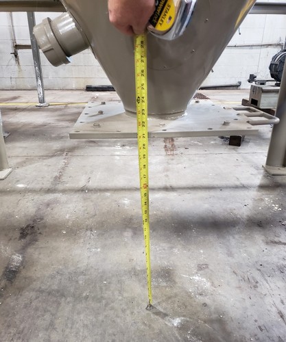 Conair Material Hopper / Dryer Surge Bin 8,000 Pound Capacity 17' Tall #1962CG