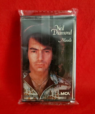 Neil Diamond Moods [1972] MCA Cassette Tape with paper label