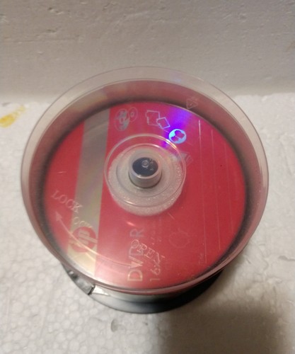 46PK HP 16X Logo DVD-R DVDR Blank Disc Media 4,7GB with Cake Box-