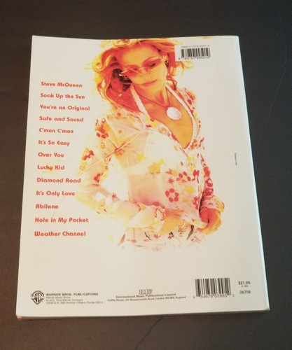 Used Good ConditionSheryl Crow C'mon C'Mon Guitar Tab Songbook Sheet Music