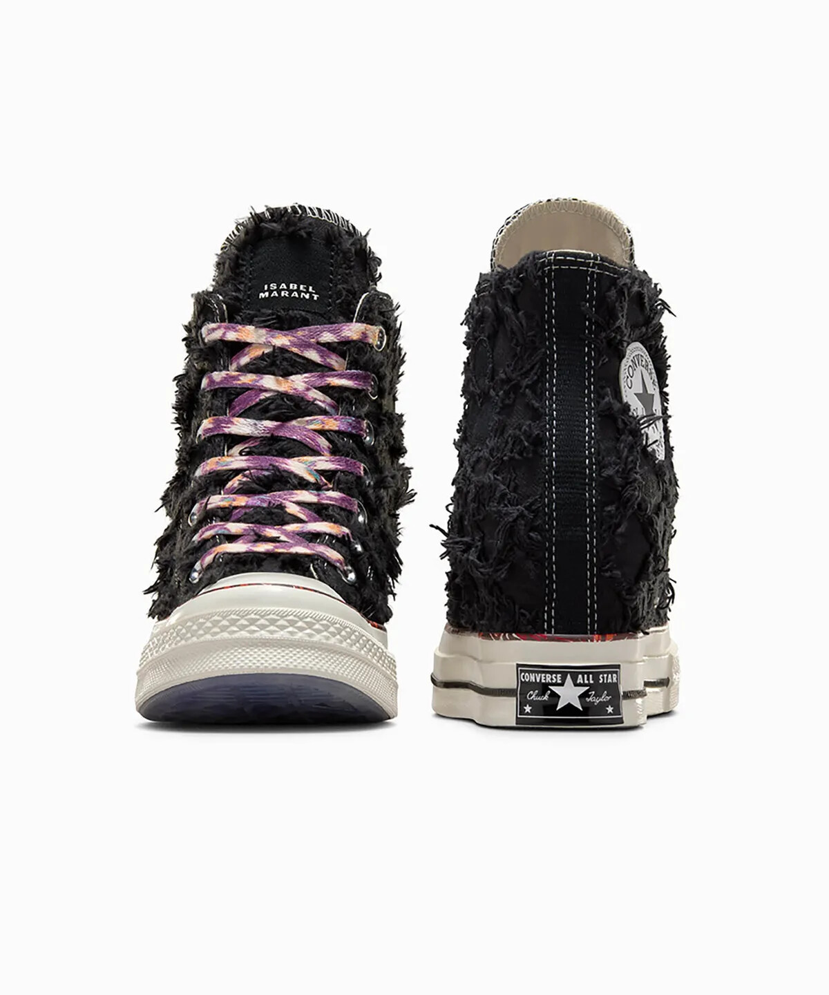 Pre-owned Converse X Isabel Marant Chuck 70 Internal Wedge Hi Shoes - Raven (a10223c) In Black