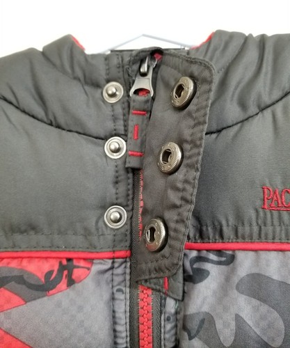 Pacific Trail Puffer Jacket 18 Months Red Black Gray 100% Polyester