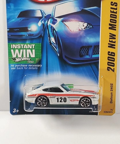 Hot Wheels ミニカー 3セット 特別版 Hot Wheels Datsun 240Z 2006 New Models #36/38 White B23 | eBay