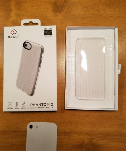EMPTY BOX ONLY!! Nimbus Phantom 2 for Apple iPhone 8 Hexa Pattern
